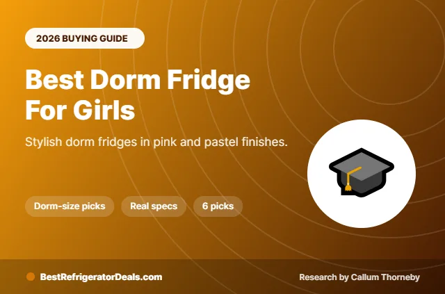 best dorm fridge for girls 2026 buying guide cover