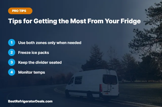 Tips for Getting the Most From Your Fridge tips card