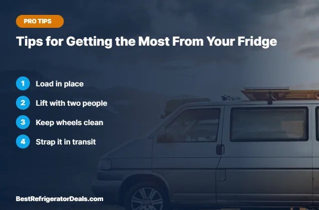 Tips for Getting the Most From Your Fridge tips card