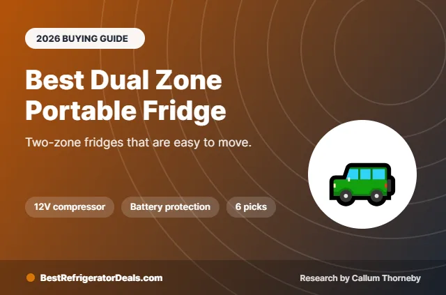 best dual zone portable fridge 2026 buying guide cover