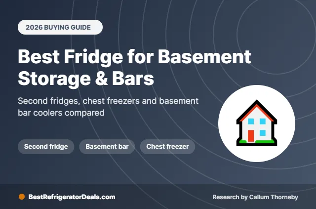 best fridge for basement 2026 buying guide cover