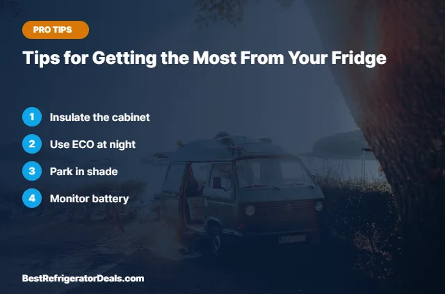 Tips for Getting the Most From Your Fridge tips card