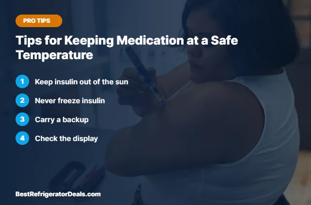 Tips for Keeping Medication at a Safe Temperature tips card