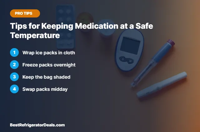Tips for Keeping Medication at a Safe Temperature tips card