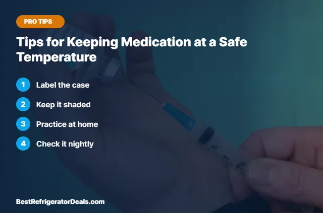 Tips for Keeping Medication at a Safe Temperature tips card