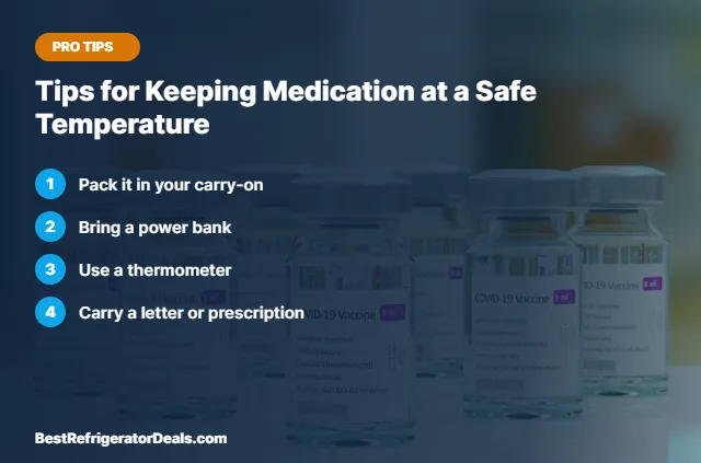 Tips for Keeping Medication at a Safe Temperature tips card