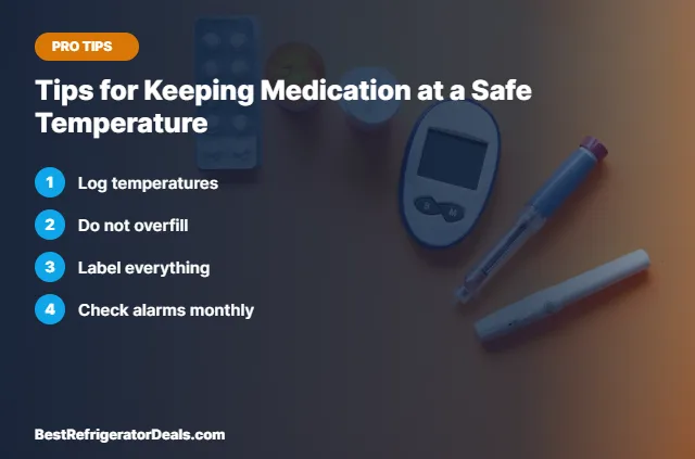 Tips for Keeping Medication at a Safe Temperature tips card