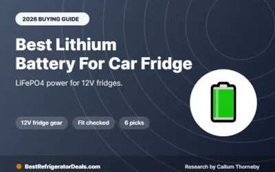 Best Lithium Battery for Car Fridge Power: 6 LiFePO4 Picks Compared