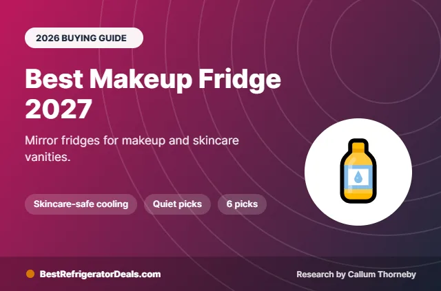 best makeup fridge 2027 2026 buying guide cover