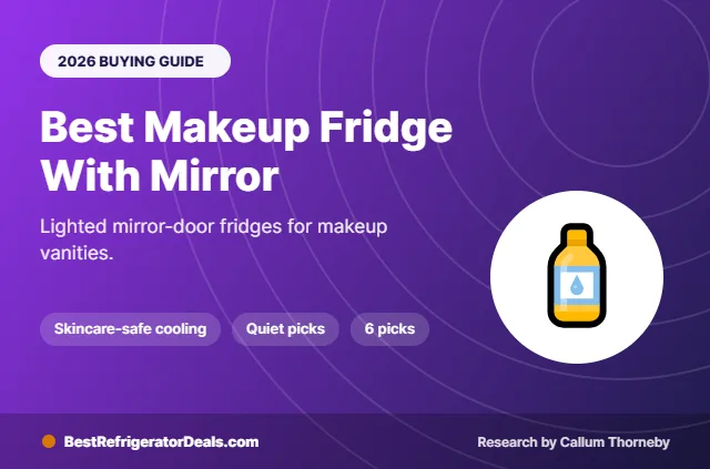 best makeup fridge with mirror 2026 buying guide cover