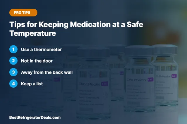 Tips for Keeping Medication at a Safe Temperature tips card