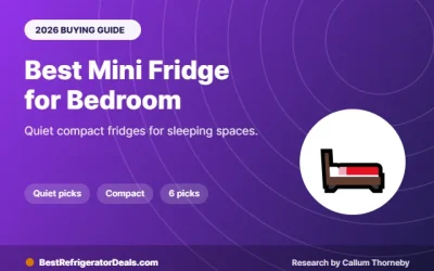 Best Mini Fridge for Bedroom 2026: 6 Quiet Picks You Can Sleep Beside