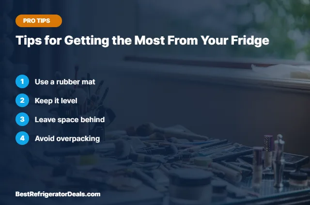 Tips for Getting the Most From Your Fridge tips card