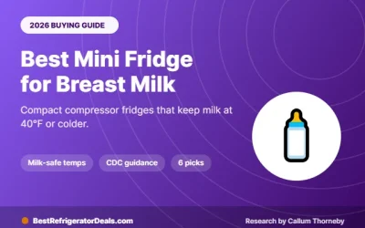 Best Mini Fridge for Breast Milk 2026: 6 Compressor Picks Under 40°F