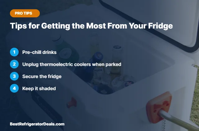Tips for Getting the Most From Your Fridge tips card