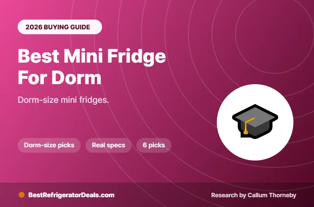 best mini fridge for dorm 2026 buying guide cover