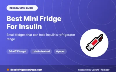 Best Mini Fridge for Insulin 2026: 6 Small Fridges That Hold 36–46°F