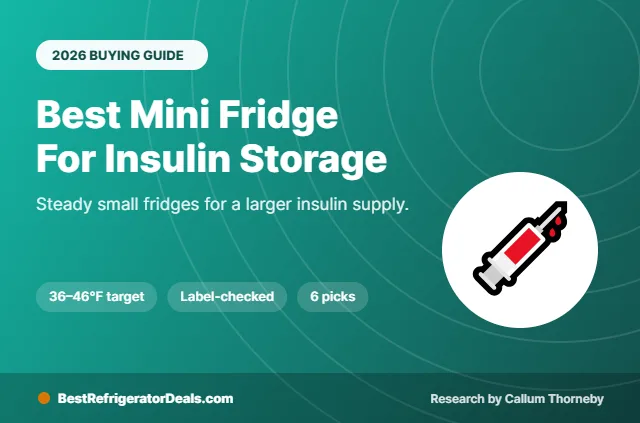 best mini fridge for insulin storage 2026 buying guide cover