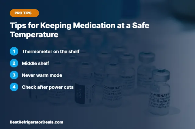 Tips for Keeping Medication at a Safe Temperature tips card