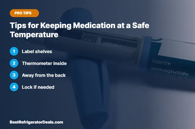 Tips for Keeping Medication at a Safe Temperature tips card