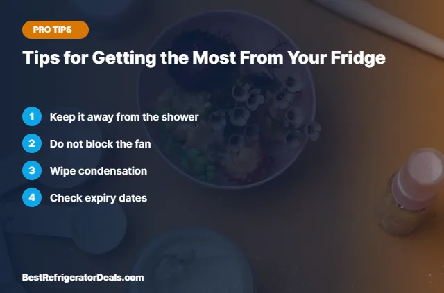 Tips for Getting the Most From Your Fridge tips card