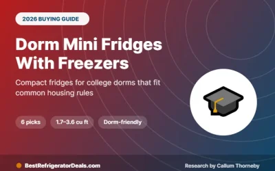 Best Mini Fridge With Freezer for College & Dorm Rooms (2026)