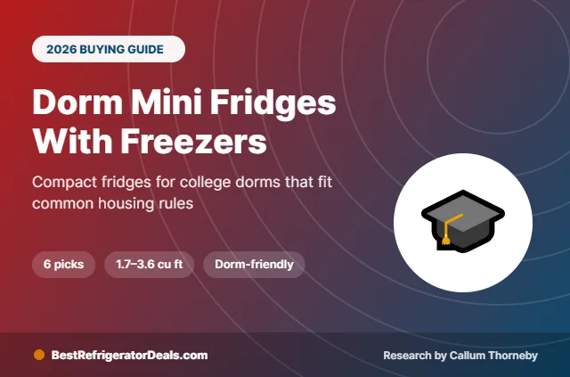 best mini fridge with freezer for college 2026 buying guide cover