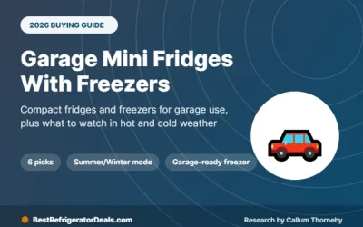 Best Mini Fridge With Freezer for Garage Use: 6 Picks for 2026