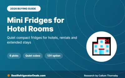 Best Mini Fridge With Freezer for Hotel Room Use: 6 Picks (2026)