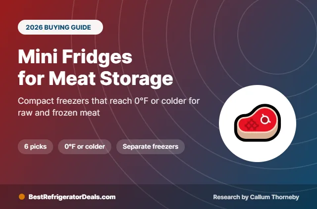 best mini fridge with freezer for meat 2026 buying guide cover