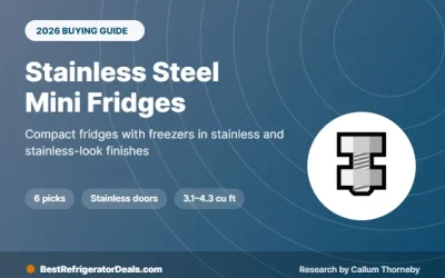 Best Mini Fridge With Freezer Stainless Steel Models: 6 for 2026