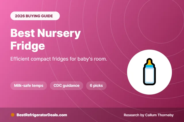 best nursery fridge 2026 buying guide cover