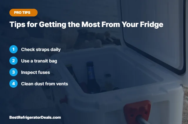 Tips for Getting the Most From Your Fridge tips card