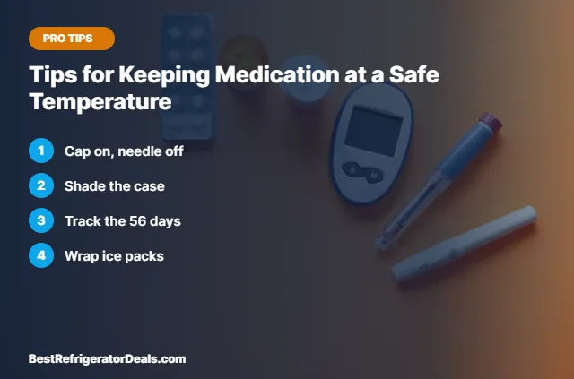 Tips for Keeping Medication at a Safe Temperature tips card