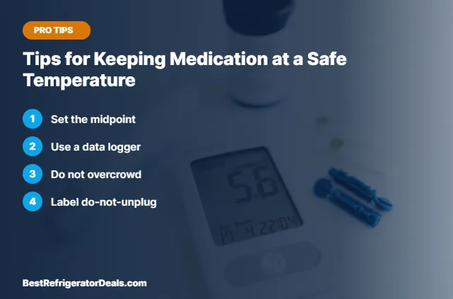 Tips for Keeping Medication at a Safe Temperature tips card