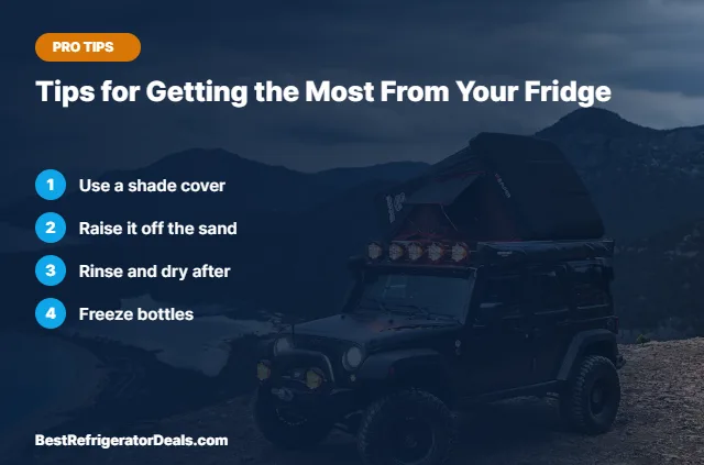 Tips for Getting the Most From Your Fridge tips card