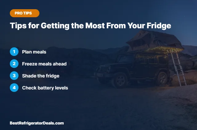 Tips for Getting the Most From Your Fridge tips card