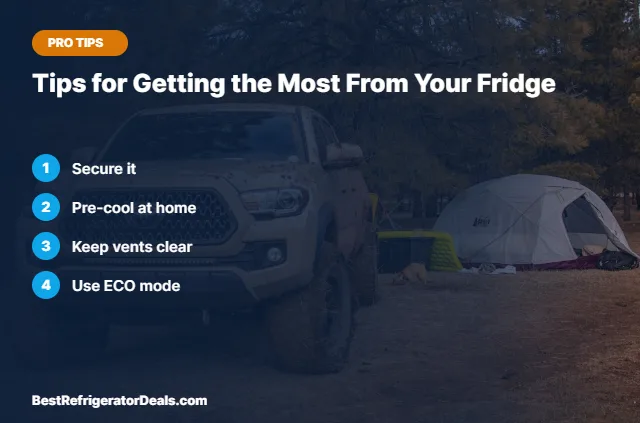 Tips for Getting the Most From Your Fridge tips card