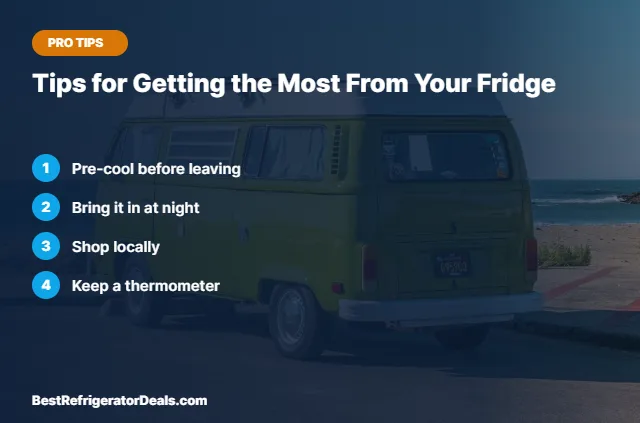 Tips for Getting the Most From Your Fridge tips card