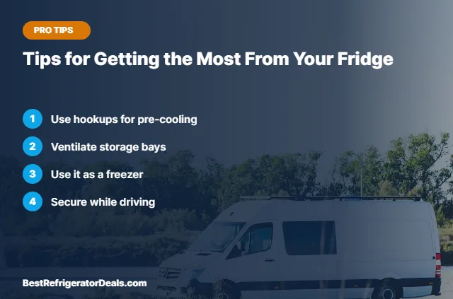 Tips for Getting the Most From Your Fridge tips card