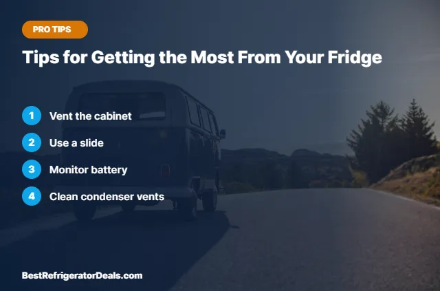 Tips for Getting the Most From Your Fridge tips card