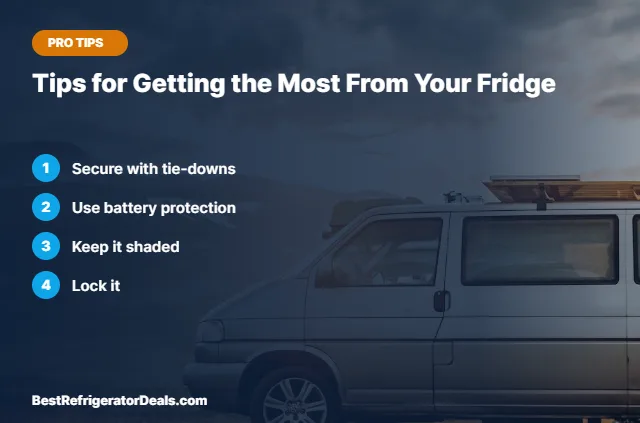 Tips for Getting the Most From Your Fridge tips card