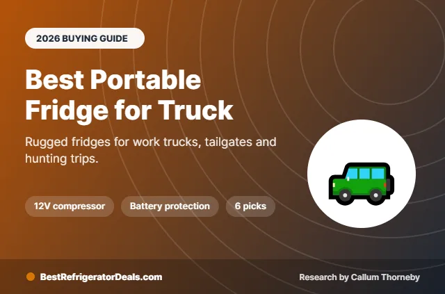 best portable fridge for truck 2026 buying guide cover