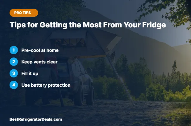 Tips for Getting the Most From Your Fridge tips card