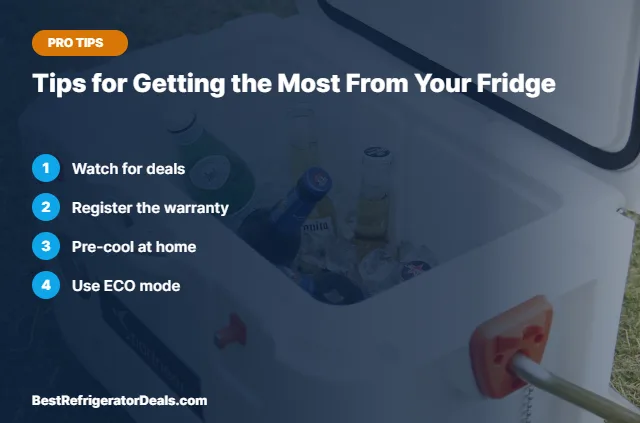 Tips for Getting the Most From Your Fridge tips card