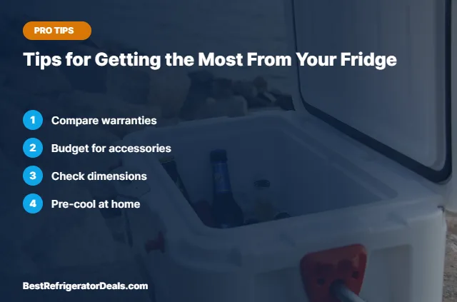 Tips for Getting the Most From Your Fridge tips card