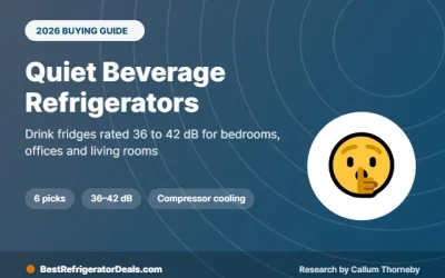 Best Quiet Beverage Refrigerator: 6 Picks Rated 36 to 42 dB (2026)