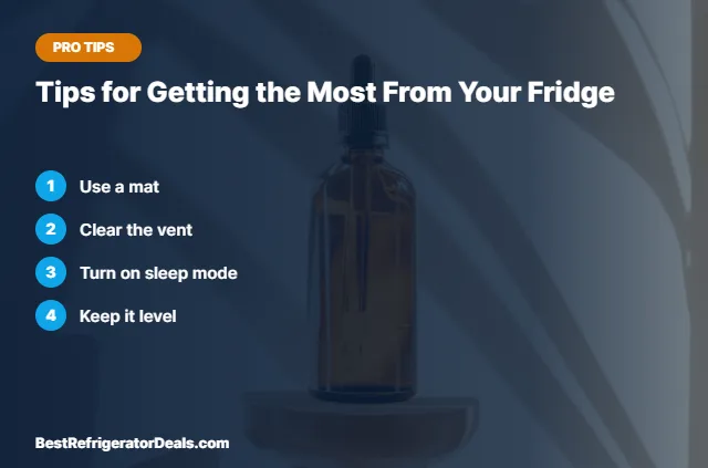 Tips for Getting the Most From Your Fridge tips card