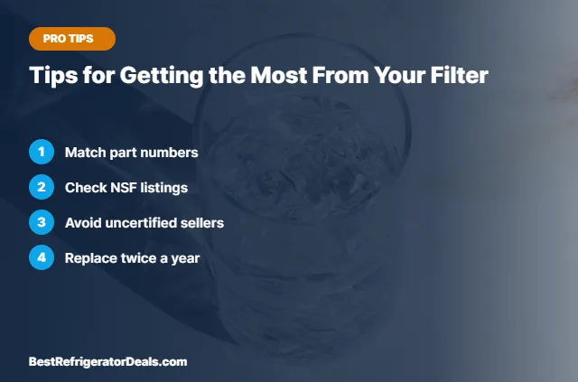 Tips for Getting the Most From Your Filter tips card