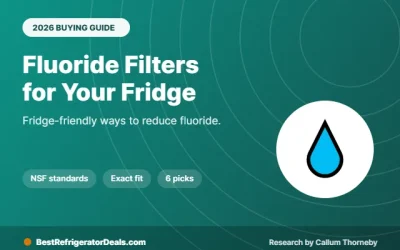 Best Refrigerator Water Filter for Fluoride: What Works in 2026